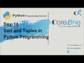Day 16 Sort and Tuples Python Programming