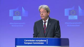 Commissioner Gentiloni explains Recovery plan and Resilience Facility