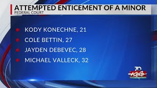 5 Sioux Falls men arrested for enticement of a minor