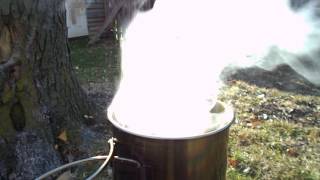Ti Bushbox boiling 2 cups of water