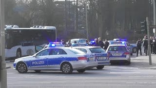 [Gegenverkehr, Umkehren,...] 8x FuStW Polizei Hamburg im Einsatz [Suche + Festnahme]