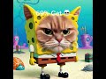 0 - 100% CAT 💀💀💀 #meme #cat #spongebob