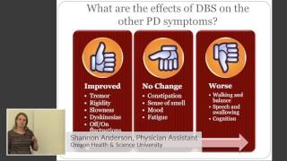 What PD symptoms doesn’t DBS help?