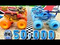 50,000 SUBSCRIBERS Toy Monster Truck Reveal | Episode #50 | NEW MONSTER JAM Fire🔥 & Ice🧊 + Series 34