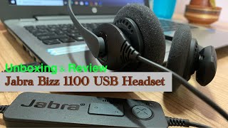 Jabra Biz 1100 USB Duo Headset/Headphone  ||Unboxing \u0026 Review 👍