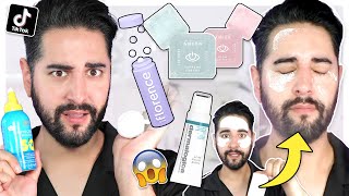 Genius Or Gimmick? Testing Strange Skincare Products! SPF Mousse, Ice Essence, Mask Pearls & More