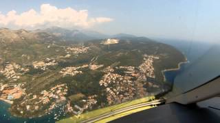 CL30 Blue Jet - LDDU (Dubrovnik) Visual Approach