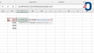 How to summarize Excel data using SUMPRODUCT Function