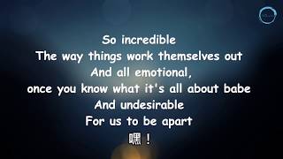 Brian McKnight - Back at one (lyrics)｜Traditional Chinese 繁體中文字幕