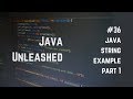 #36 Java Strings Example Part 1