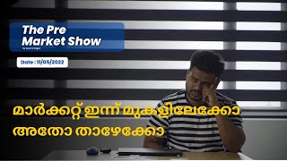 മാർക്കറ്റ് ഇന്ന് മുകളിലേക്കോ അതോ താഴേക്കോ | Pre Market Show