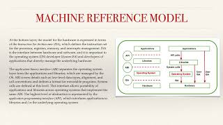 Machine Reference Model | Cloud Computing