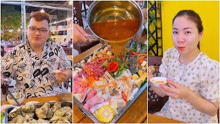 LẦN ĐẦU ĂN LẨU KHỔNG LỒ & CÁI KẾT | Hoa Phạm TV