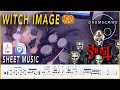 Witch Image - Ghost | Drum SCORE Sheet Play-Along | DRUMSCRIBE