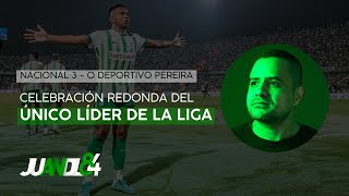 Atlético Nacional 3-0 Pereira: Partido redondo y celebración en el Atanasio Girardot | Juandl84