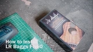 Cara pasang pickup ukulele LR Baggs five O - How to Install LR Baggs FiveO