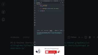 Prompt using pyautogui | Python #mrlazyprogrammer #python #mr