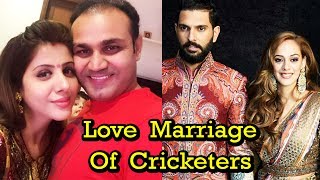 10 Indian Cricketers Who had Love Marriage | Shocking Love Story Of Cricketers