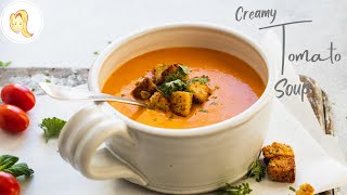 Quick \u0026 Easy Creamy Cherry Tomato Soup | plant-based, vegan