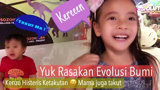Zara Cute Happy belajar tentang Evolusi Bumi di Scientia | Wisata Edukasi anak Mengenal Alam