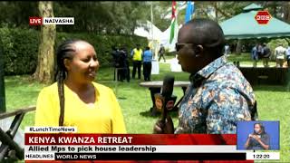 LIVE I Kenya kwanza retreats in Naivasha to choose house leadership