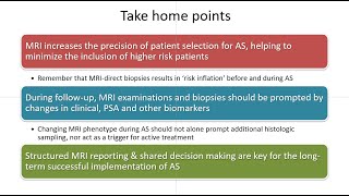 MRI for Active Survelliance 2021 Update