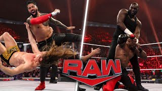 WWE Usos Attack on Randy Orton & Riddle? Bobby lashley Destroy Omos! | RAW Highlights
