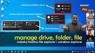 Membuat dan Mengolah Drive, Folder & File melalui File Explorer