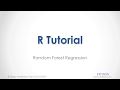 R Tutorial. Random Forest Regression