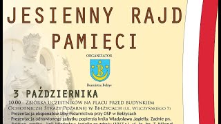 Jesienny Rajd Pamięci 03.10.2020 r. - Bełżyce - Stare Wierzchowiska