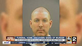 Funeral home spots signs of murder in Baltimore