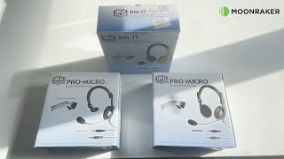 HEIL Headsets BM17 \u0026 Pro Micro  - Contents \u0026 Feature Overview