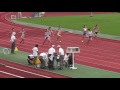 2016京都陸上選手権　少年女子Ｂ100m決勝