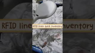 Rfid hotel linen quick inventory #rfid #rfidtags #rfidreader #rfid linen management