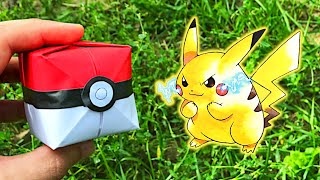 The World's Easiest Origami Pokeball | Fun and Easy Origami Paper Toy