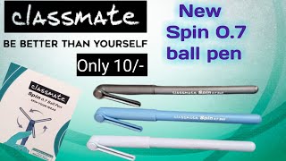 New classmate spin 0.7 ball pen review ☺️best ball pen 10/-