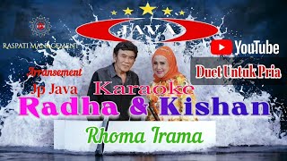 Karaoke Radha & Kishan - Rhoma Irama & Elvy Sukaesih || Duet untuk Pria - Karaoke Dangdut