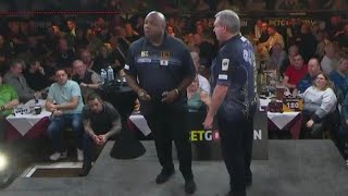 Darts Drama: Usher's Death Stare Shocks Fans!