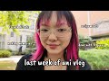 uni vlog!! last week of 1st year, unimelb biomed, making memories