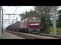 ef66 27ムド配6794レ ef64 1031 209系配給他 2018.10.15