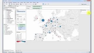 Creating a Scatter Plot in Tableau 10