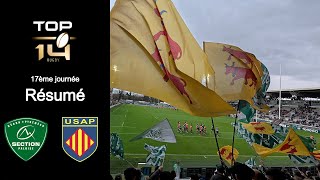 TOP 14 🏉 Résumé SECTION PALOISE 🆚 PERPIGNAN 17ème journée 2024/2025