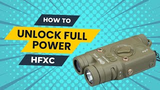 How to Unlock Full Power Mode on the SMS Laser HFXC