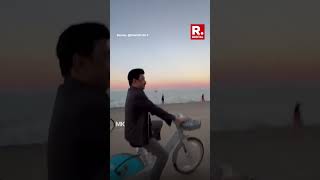 Tamil Nadu CM MK Stalin seen enjoying evening bicycle ride