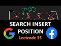 Search Insert Position - Binary Search - Leetcode 35 - Python