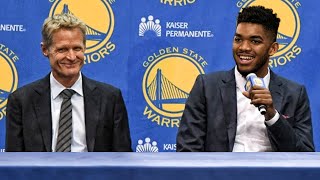Karl-Anthony Towns Trade To Warriors - Joining Stephen Curry & Klay Thompson