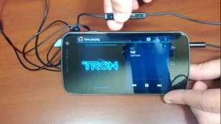 Galaxy Nexus headphone remote with media controls