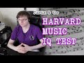 Justin takes the Harvard Music IQ Test