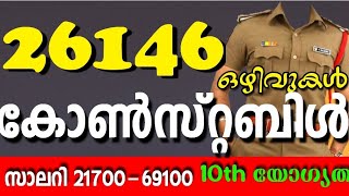 Reminder: കേന്ദ്ര സേനയിൽ 26146 ഒഴിവുകൾ സ്ത്രീകൾക്കും അപേക്ഷിക്കാം📢🔔