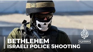 Israeli police kill three Palestinian suspects in Bethlehem.